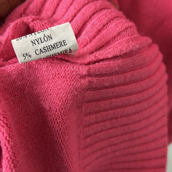 Miss Morena 5% Cashmere Wool Blend Knit Barbie Sweater Dress Size Small - Picture 8 of 11